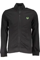 Pánska čierna mikina na zips