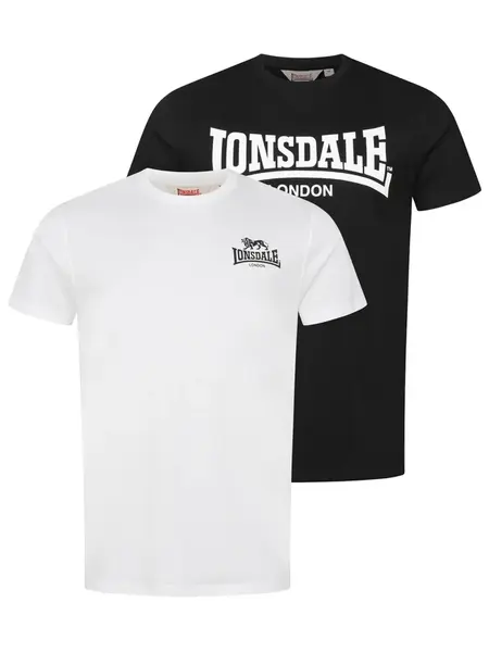 Lonsdale Men's t-shirt regular fit double pack
