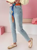 Dámske džínsy mom fit s vysokým pásom