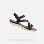 Black women's sandals Geox Vega - Women's