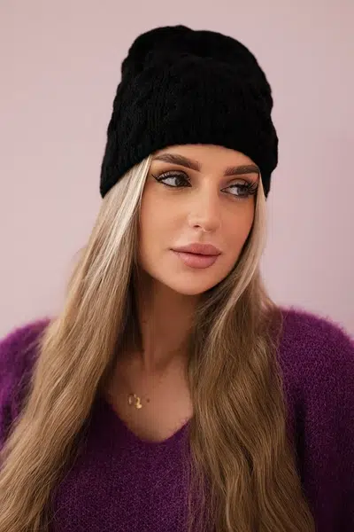 marka niezdefiniowana Čapica s fleece Teresa K285 čierna