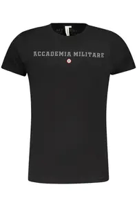 Čierne pánske tričko s krátkym rukávom