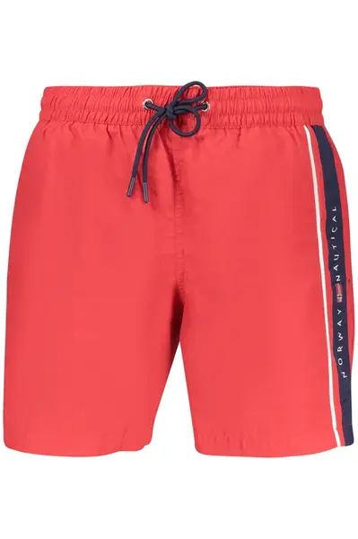 Červené pánske kúpacie kraťasy