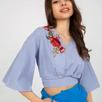 Blouse-LK-BZ-506243.78-white-navy blue