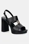 MICHAEL Michael Kors  sandály kožené Erin Platform Sandal