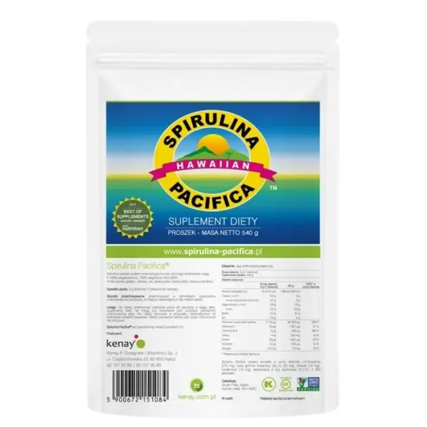 Kenay Spirulina pacifica prášek 540 g