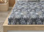Plachta z mikrovlákna SNOWFLAKE modrosivá 90x200 cm
