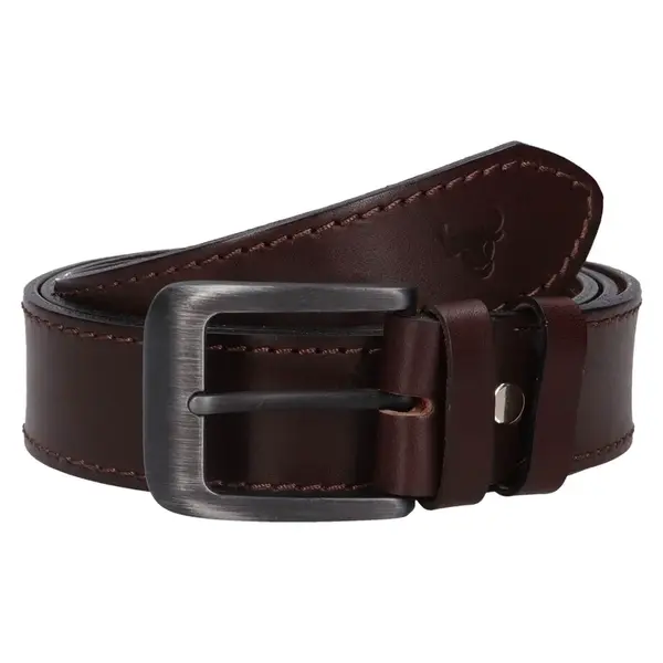 Pánský kožený opasek Belt Toro Bobby - tmavě hnědá