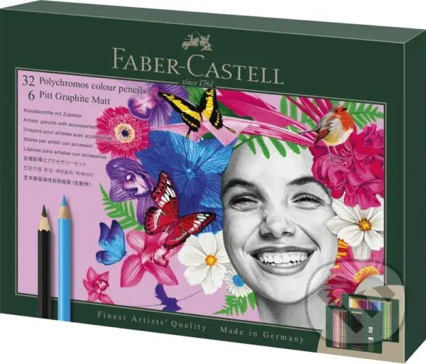 Pastelky Polychromos & ceruzky Pitt Matt set 40x
