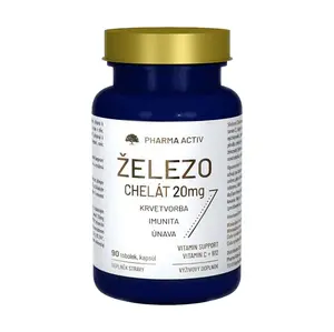 PHARMA ACTIV Železo chelát 20 mg 90 tobolek