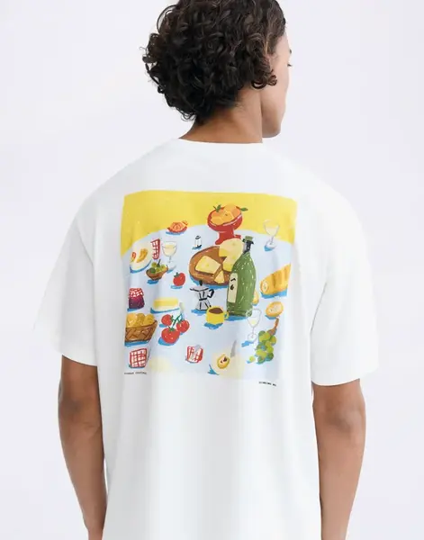 Thinking MU Costumbres Aaron Tee WHITE M