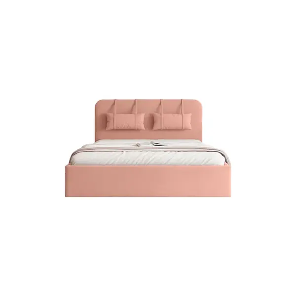 Fedve POLSTERBED Lexal 160x200 cm, Starorůžová
