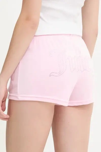 Juicy Couture  šortky dámské velurové TAMIA SHORTS