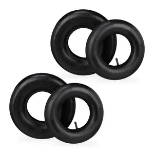 Relaxdays PNEUMATIKA Černá 2er-Set pro kolečko 4,00-6 palců
