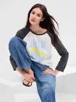 GAP  Dámské Tričko s retro logem 661029-03 Veľkosť: XS