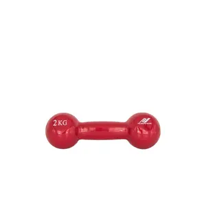 Dumbbell činky, Farba: červená, Hmotnosť: 2 Kg