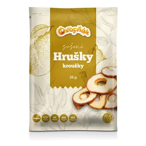 OVOCŇÁK Sušené hruškové kroužky 40 g