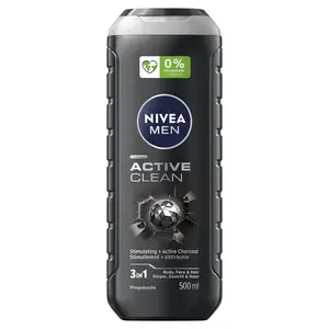 Nivea Sprchový gel pro muže Active Clean 500 ml
