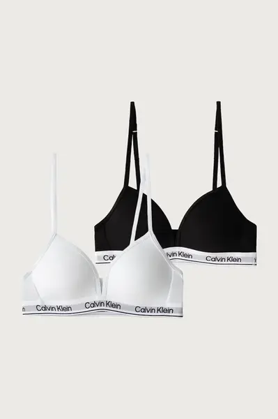 Calvin Klein Underwear  podprsenka dětská bavlněná s elastanem 2-pack