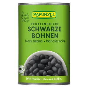 RAPUNZEL Čierna fazuľa sterilizovaná BIO 340 g
