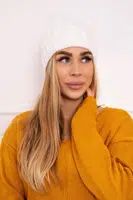 Kesi Fleecová čepice Agnes K239 bílá