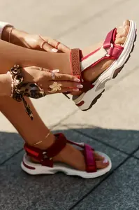 Dámské sandály na suchý zip D.Franklin