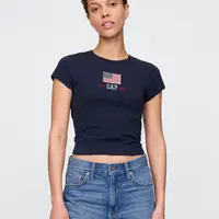 GAP Crop tričko Americana - Dámské