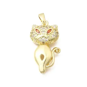 Brass Cubic Zirconia Pendants