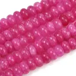 Dyed Natural White Jade Beads Strands