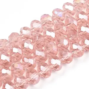 Electroplate Glass Beads Strands