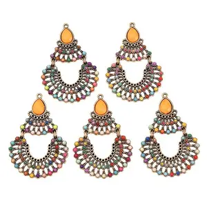 Alloy Acrylic Pendant Rhinestone Settings