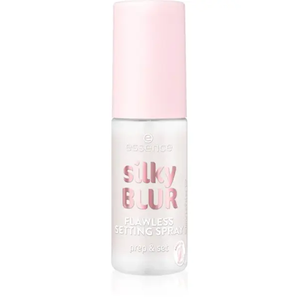 essence silky BLUR fixační sprej na make-up s efektem rozostření 50 ml