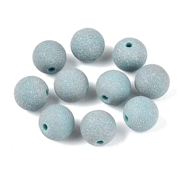 Frosted Glass Beads