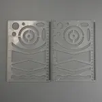 Acrylic Measuring Geometric Drawing Template