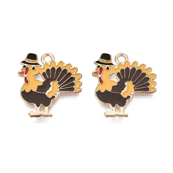 Thanksgiving Day Alloy Enamel Pendants