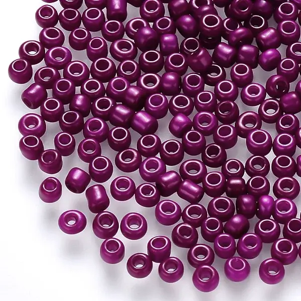 6/0 Baking Paint Glass Round Seed Beads