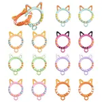 10Pcs Spray Painted Alloy Spring Gate Rings