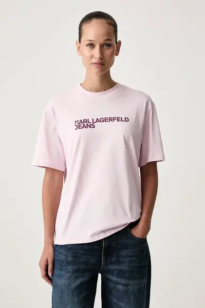 Karl Lagerfeld Jeans  tričko dámské bavlněné