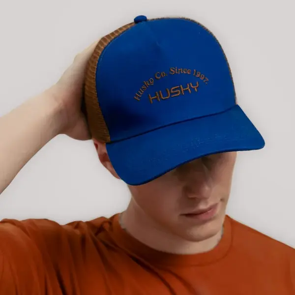 Husky Trucker blue Kšiltovka