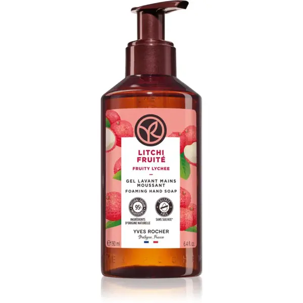 Yves Rocher Fruity Lichee tekuté mýdlo na ruce 190 ml