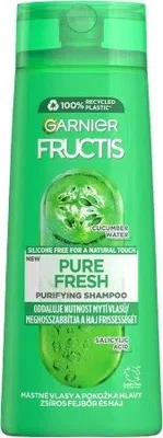 Garnier Posilující šampon na rychle se mastící vlasy Fructis (Pure Fresh Purifying Shampoo) 400 ml