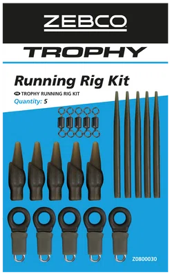 Zebco závěsky trophy running rig kit 5 ks
