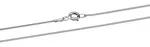 Beneto Exclusive Moderní stříbrný řetízek Hádek AGS633 45 cm