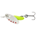Savage gear třpytka grub spinners silver red lime - #2 5,8 g