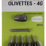 Korum rychlovýměnná zátěž quick change olivettes - 1 g