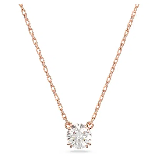 Swarovski Elegantní bronzový náhrdelník se Swarovski krystalem Constella 5636710