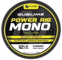 Nytro vlasec sublime power rig mono 100 m - 0,17 mm 2,35 kg