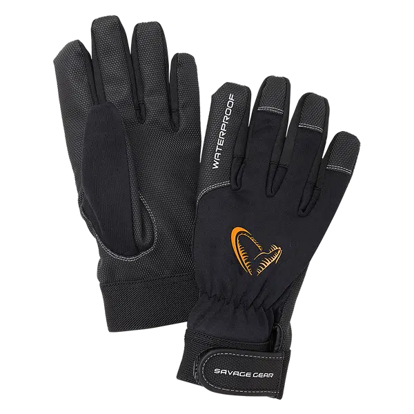 Savage gear rukavice all weather glove black - l