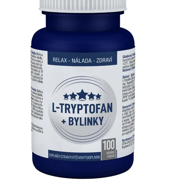 Clinical L-Tryptofan + bylinky 100 tobolek
