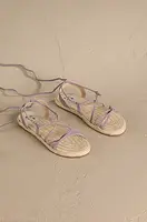 Semišové sandály Manebi Lace-Up Sandals